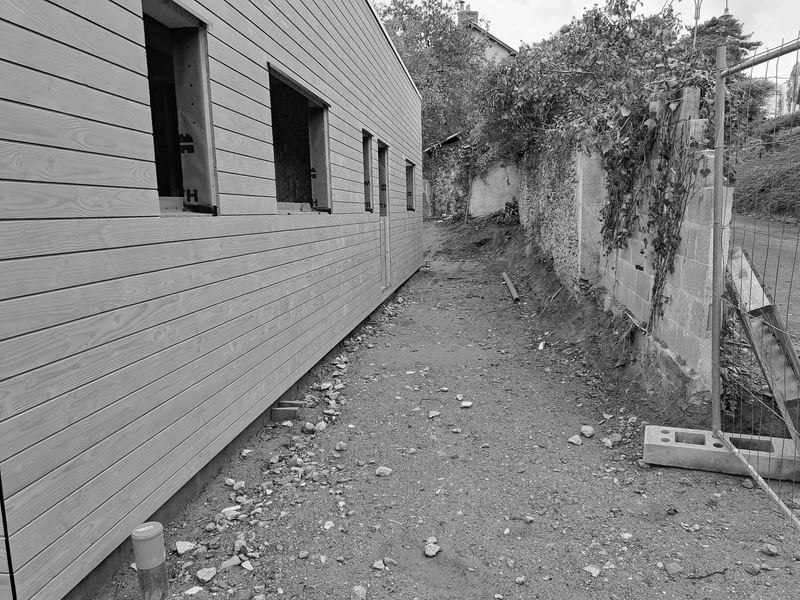 L'entrée avant travaux